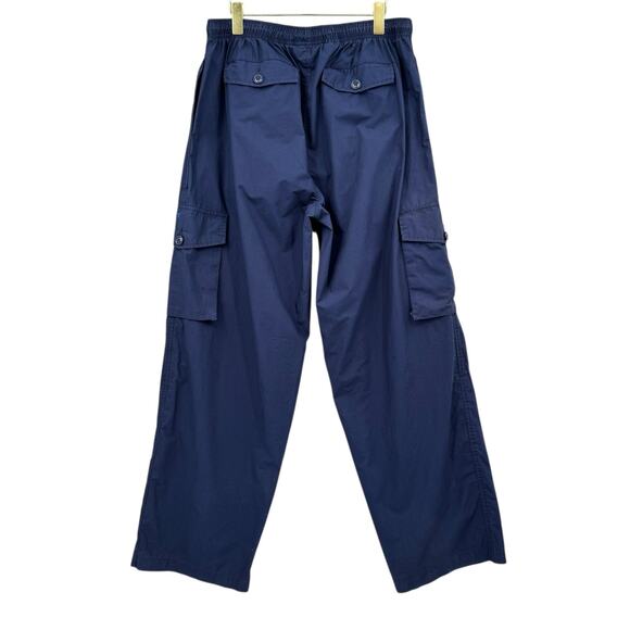 Polo Sport Ralph Lauren Soft Shell Oversized Navy Casual Workout Pants - Picture 2 of 9